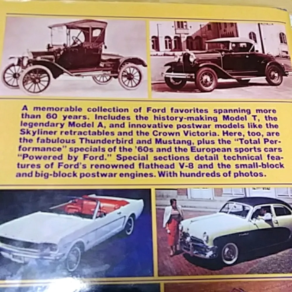 Ford Automobiles - Great Cars from Ford, collectible vintage hardback